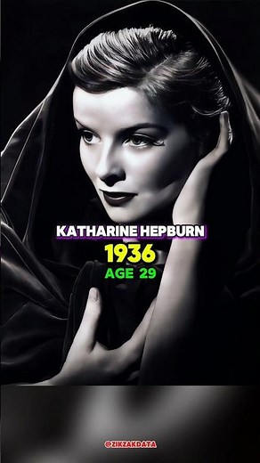 Katharine Hepburn through the years ⭐ (1907-2003) #celebrities #oldhollywoodactress #evolution