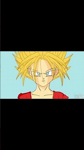 DRAGON BALL GT - Pan se transforma en Super Saiyan #dragoball #dbgt #edit #fanart #goku