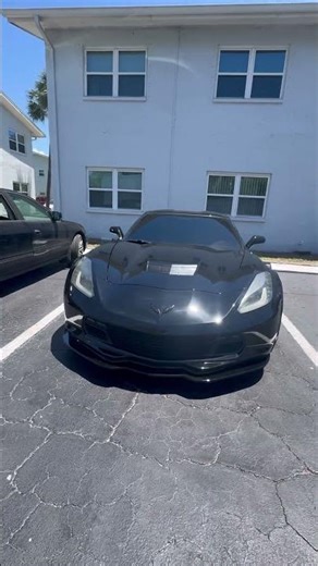 Front Splitter installation on C7 #financialfreedom #corvette #chevy