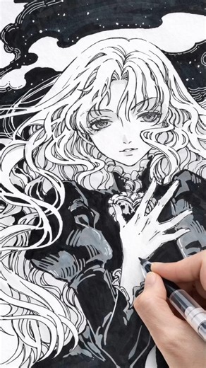 She Came ALIVE While I Was Drawing 😱 #Drawing #RealisticArt #HyperRealism #IllusionArt