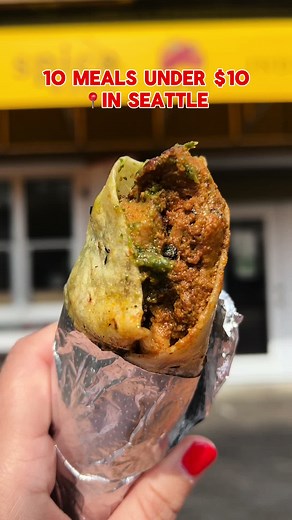 Budget-friendly meals don’t always have to involve drive-thru soggy fries and a lukewarm burger. Instead, head to Spice Waala. You’ll find delicious kathi rolls and velvety mango soft serve that’ll make you rethink your lunch plans everyday. #infatuationseattle #spicewaala #columbiacity #indianfood