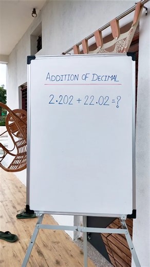 Addition Of Decimal #maths #mathematics #shortsfeed #shorts #trendingshorts #trending