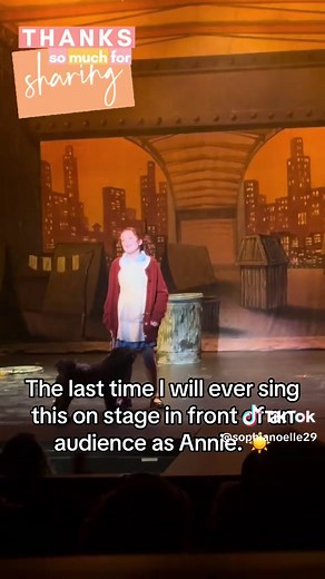 Memorable Final Performance as Annie on Broadway