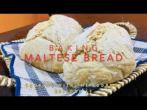 Cooking with the Adornos Episode #1 Baking Maltese Bread
