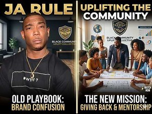 Ja Rule's SHOCKING Message To Black People & 50 Cent! Is He Faking It?