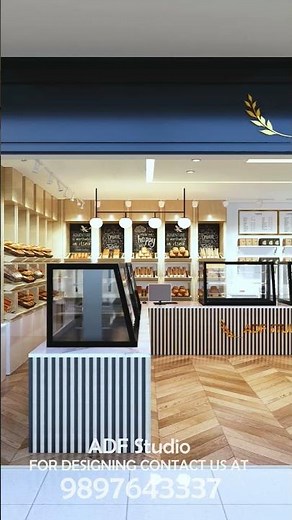bakery interior design #bakerydesign #interiordesign