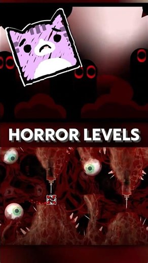 HORROR LEVELS IN GEOMETRY DASH #geometrydash #geometrydashmusic #gaming