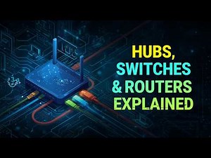 Networking Basics: Hubs, Switches & Routers Explained | under 8 min