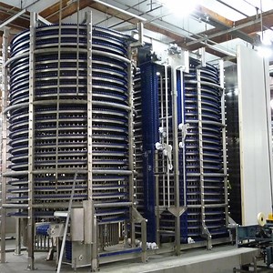 [Hot Item] Spiral Freezer/Industrial Seafood Shrimp Fish IQF Spiral Tunnel Quick Freezer