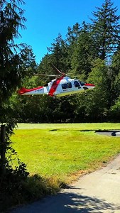 These medics and pilots are world class 🙏 but it’s no vacation getting a flight on this. The AW169 is a Leonardo helicopter used by Ascent Helicopters for the British Columbia Emergency Health Services (BCEHS). They are equipped with advanced medical interiors and a power stretcher system. These helicopters are known for their reliability, superior performance, and ability to operate in challenging conditions. #helicopter #flightmedic #firstresponders #helicopters #airambulance | Pender Island 