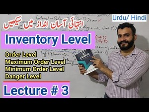 inventory level | order level | stock level | maximum minimum inventory level | danger level