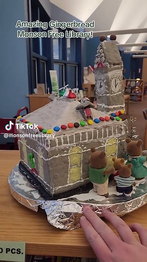 Gingerbread Monson Free Library Creation