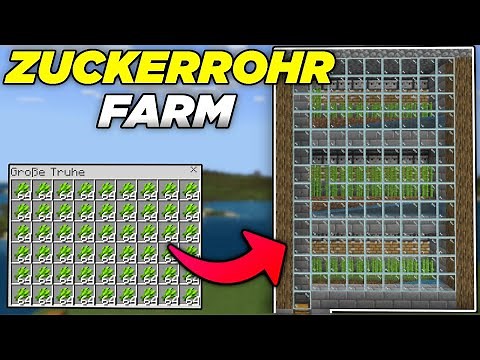 NEW! Simple Automatic Sugarcane Farm Minecraft Bedrock 1.21
