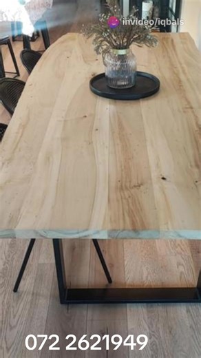 "Crafted elegance: A blend of wood and steel brings modern style to yo...