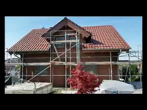 Holzhaus Farbe entfernen
