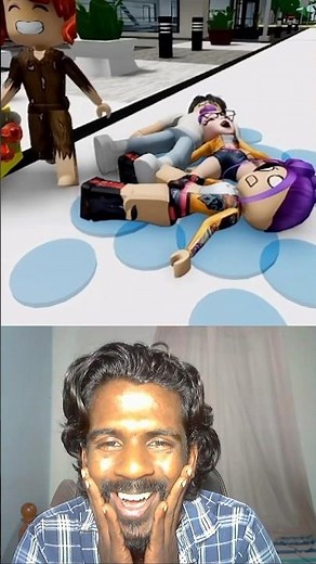 Jinu thought it was real rumi 🤯 then this happen 🤣 #roblox #shorts #robloxshorts