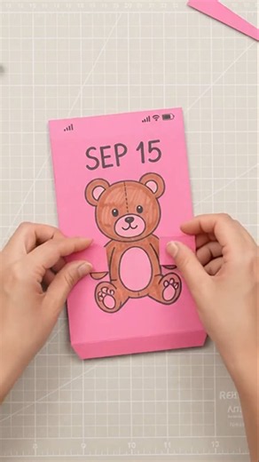 How to Make a Cute DIY Paper Flip Phone! 📱✨ #shorts #artattack
