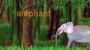 Learn the ABCs in Lower-Case- 'e' is for elephant and egg