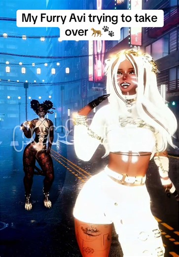 The temptation to start wearing a furry avatar is getting stronger 😭😭🐆🐾 She’s so CUUUTE!!! #vrchat #vrchatcommunity #fullbodytracking #vrchatdance #vrchatmemes