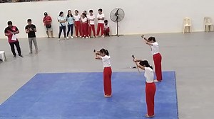 Arnis Synchronize Girls Champion Performance
