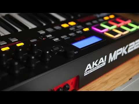 AKAI PRO MPK225 - Howto play Keys and Drums simultaneously #MPK225 #ComputerMusic #AKAI