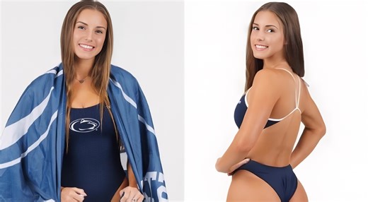 Penn State Swimmer Shocks Everyone By Going Cheeks-Completely-Out For University Photoshoot That Has 7-Million Views On X [PHOTOS]