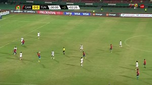20 seconds left on the clock ⏱️ Up stepped, Ablie Jallow... An absolute rocket to send Gambia through to the round of 16 ♨️ 📺 Watch the AFCON highlights here: bit.ly/AFCON_Highlights | SuperSport Football