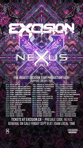 Excision Nexus Tour Announcement
