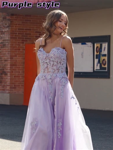 Obsessed with these purple prom dresses 😍 Pick your fave!🙌 #babaronidress #promdress #purple