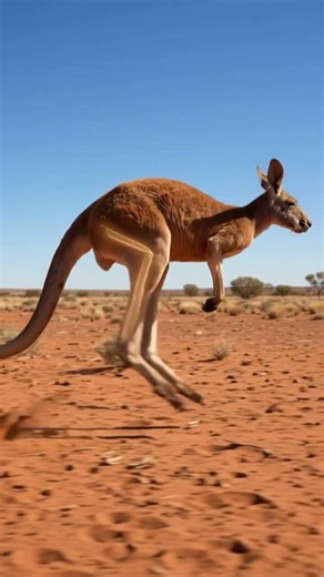 Why Kangaroos Jump Instead of Run #shorts