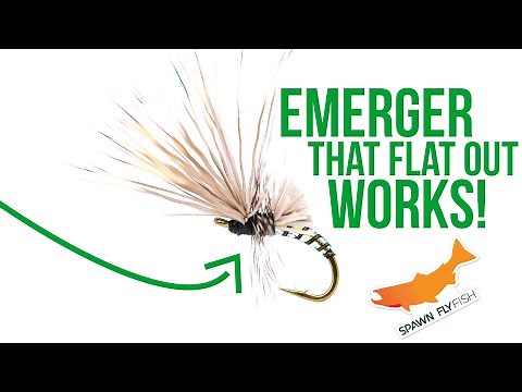 How to tie a Midge Emerger Fly Pattern - Fly Tying Tutorial - Fly for Trout