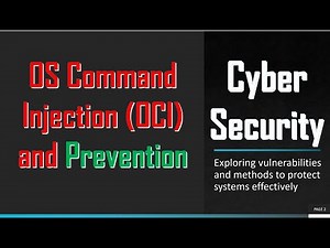 Cyber Security: Understanding OS Command Injection and Strategies for Prevention
