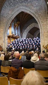 The choir lighting up the cathedral on Sunday night with Torches🎵 | Trelawnyd Male Voice Choir