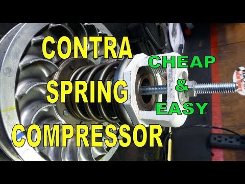 Cheap & Easy CVT Contra Spring Compressor (Clutch, Torque, Main Spring)