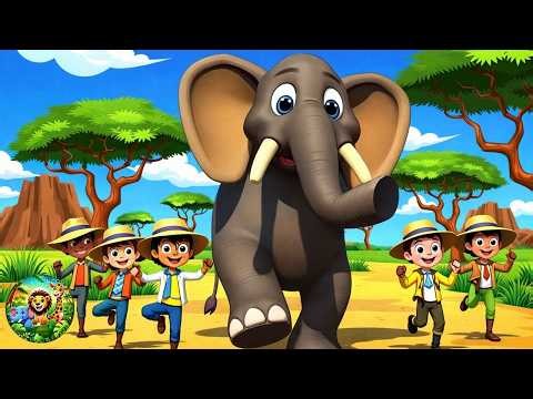 DANCE & MOVE with the ELEPHANT | Kids Safari Dance Song