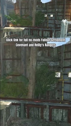Covenant Walkway no mods Fallout 4 Settlement