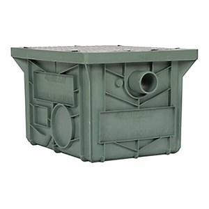 MIFAB LIL-20 Lil Max 40 lb. 20 GPM HDPE Grease Interceptor with No-Hub Outlet