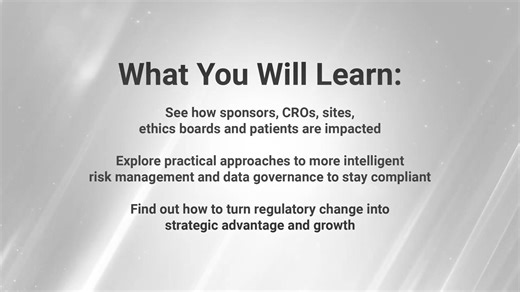  How will ICH GCP E6(R3) reshape global clinical trials? Join...