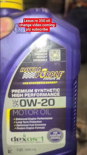 #lexus rx350 oil change coming #shorts