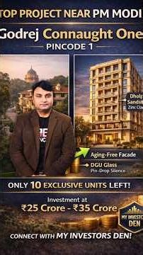 ARCHITECTURE OF GODREJ CONNAUGHT ONE #LUXURYHOMES #DELHI #REALESTATE #hni #nri #investors