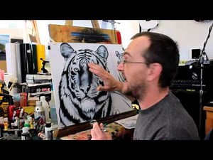 how to airbrush a tiger