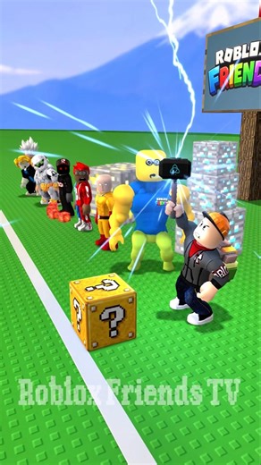 Who Is The Strongest Warrior 💪 In Kick A Lucky Block And Wins? 🏆#roblox #friendship #trending #bacon