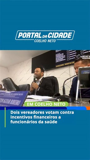 Portal da Cidade Coelho Neto on Instagram: "Em sessão extraordinária realizada na manhã desta terça-feira, dia 10, a Câmara Municipal de Coelho Neto, aprovou com a maioria da casa, o projeto de lei 002/2026, que regulamenta e autoriza o pagamento de Incentivo Financeiro Variável de Qualidade de Atenção Primária à Saúde (APS). A proposta com base na portaria de número 3.493, de abril de 2024, do Ministério da Saúde, estabelece que o benefício será destinado a servidores públicos estatutários, cel