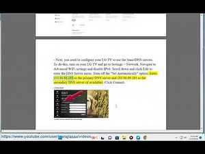 Set Up NordVPN SmartDNS VPN on LG TV (et up NordVPN in LG WebOS TV)