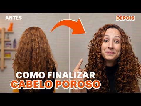 COMO FINALIZAR CABELO CACHEADO MUITO POROSO | PASSO A PASSO PARA COPIAR!
