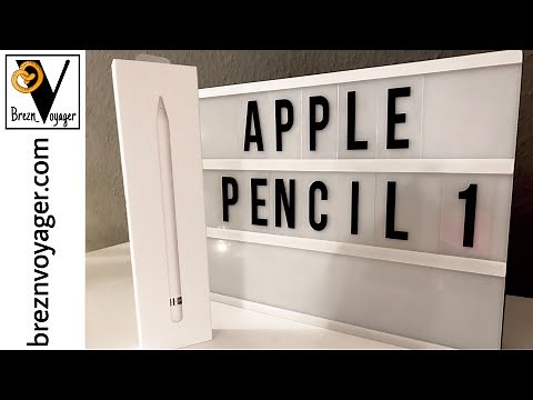 Apple Pencil 1. Generation - Unboxing - verbinden - laden - ersten Anwendung
