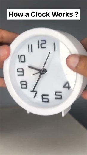 How a Clock Works #ScienceShorts #ClockMechanism #ViralShorts