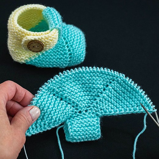 Babyschuhe ohne Naht an der Sohle für 6-8 Monate - nicht schwer zu stricken! | Miarti - Häkeln und Stricken