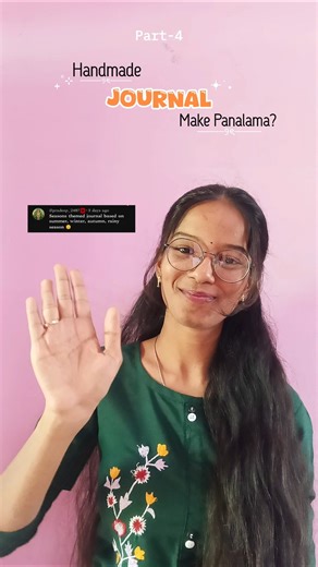 🍉Handmade Journal Make Pannalama?☀️ Part-4 #shorts #short #craft #journal #journalmaking #papercraft