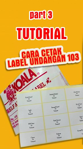 Cara Cetak Label Undangan Secara Otomatis di Microsoft Word